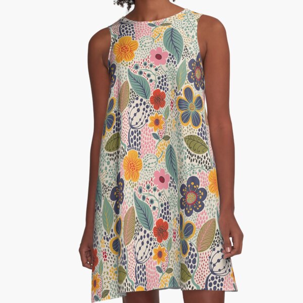 Secret Garden A-Line Dress