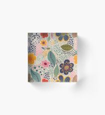 Secret Garden Acrylic Block