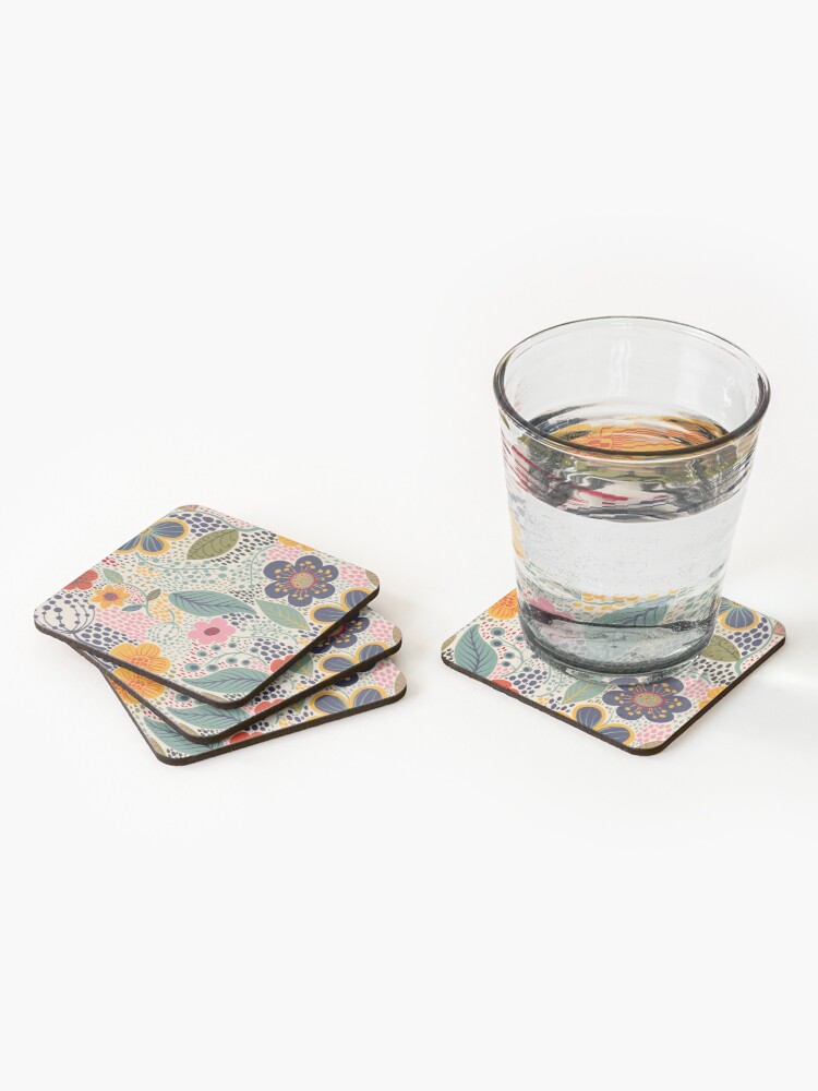 Alternate view of Secret Garden Coasters (Set of 4)