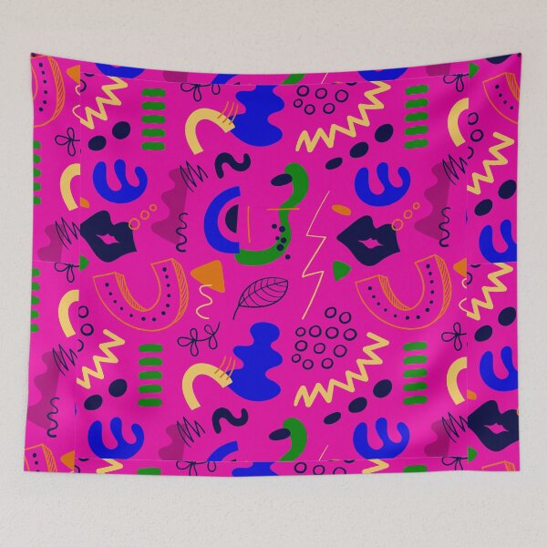 Item preview, Artisanal Pet Fashion: Hand-Drawn Abstract Pattern Bandanas designed and sold by Creativevillia.