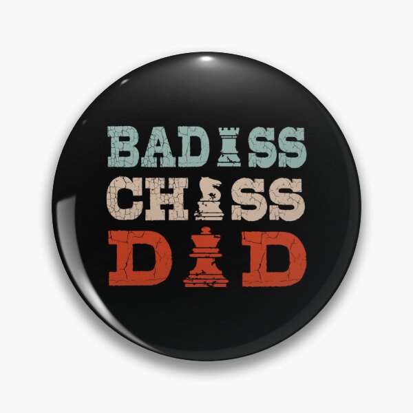 Item preview, Badass Chess Dad Funny Chess Player Dad Quote Chess Lovers Classic T-Shirt designed and sold by amberk1cira.