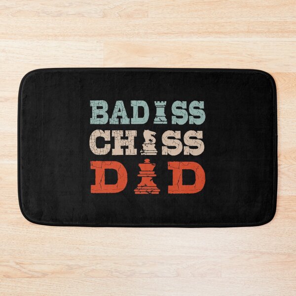 Item preview, Badass Chess Dad Funny Chess Player Dad Quote Chess Lovers Classic T-Shirt designed and sold by amberk1cira.