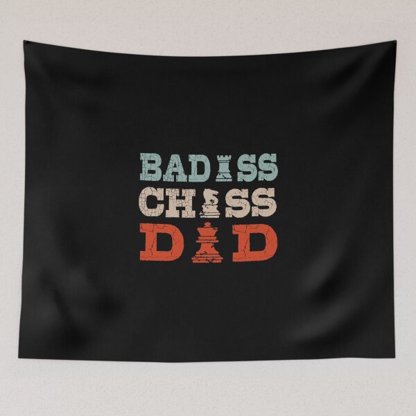 Item preview, Badass Chess Dad Funny Chess Player Dad Quote Chess Lovers Classic T-Shirt designed and sold by amberk1cira.