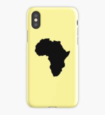 The continent of Africa map of African nation iPhone Case/Skin
