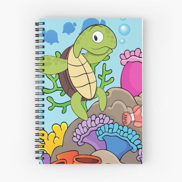 Item preview, happy turtle on a reef designed and sold by huape.
