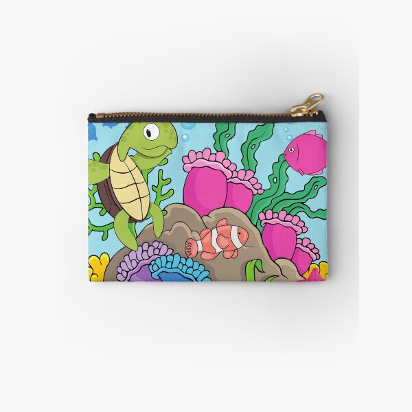 Item preview, happy turtle on a reef designed and sold by huape.
