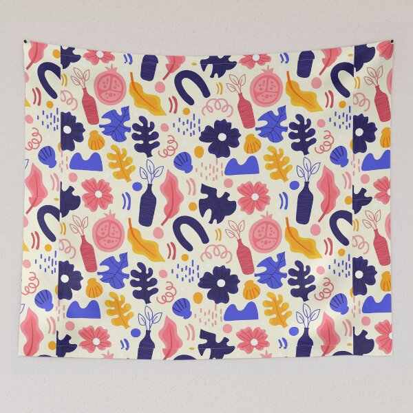 Item preview, Pet Fashion: Hand-Drawn Abstract Patterned Bandanas designed and sold by Creativevillia.