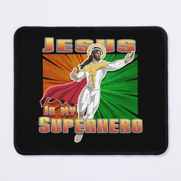 Item preview, Jesus Is My Super Hero Super Jesus Christian Gift 2022 Racerback Tank Top designed and sold by lelaalicesr.
