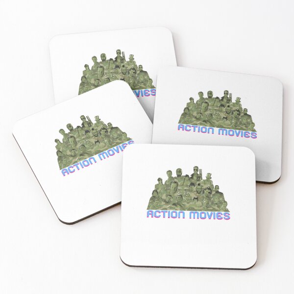 Item preview, Action Movies 80 - Men's Best Vintage Tee Kids Youth Handmade  designed and sold by kloospapa.