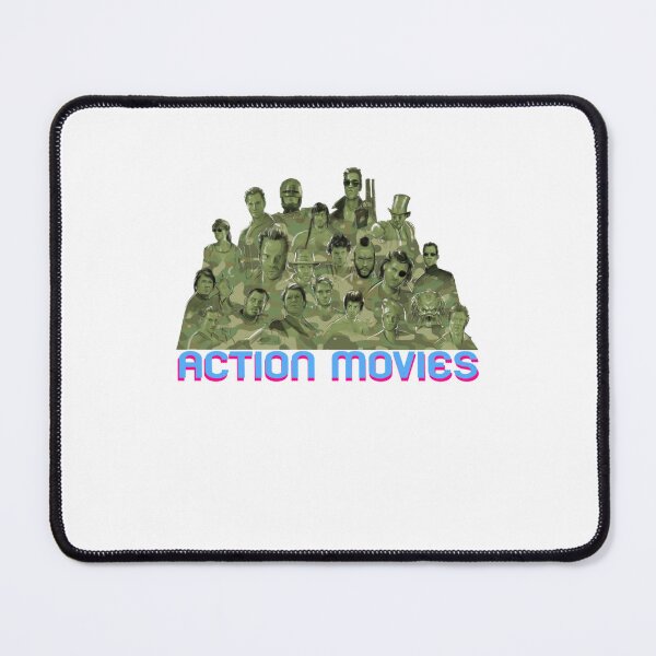 Item preview, Action Movies 80 - Men's Best Vintage Tee Kids Youth Handmade  designed and sold by kloospapa.