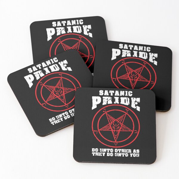 Item preview, Satanic Pride Satan Satanism saying Baphomet devil Design T-Shirt designed and sold by BuddeQuartz.