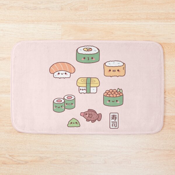 Item preview, Cute Japanese Sushi Nigiri Maki Gunkan Set designed and sold by rustydoodle.