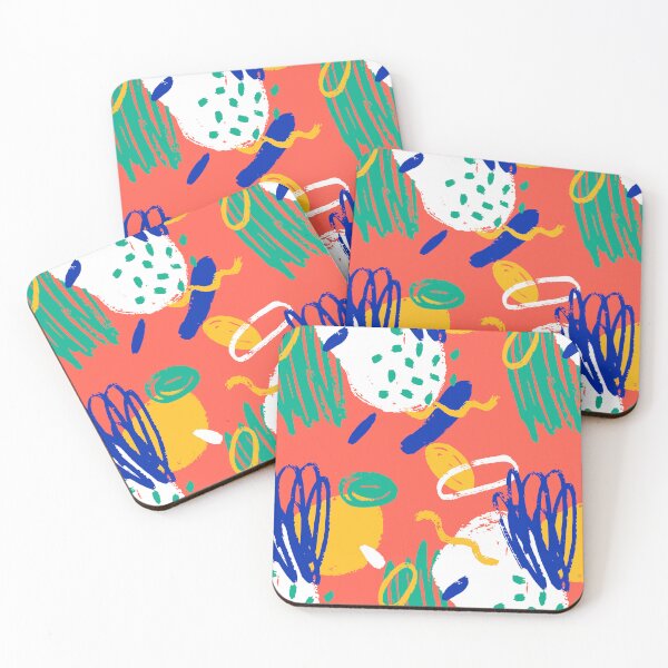 Item preview, One-of-a-Kind Pet Accessories: Hand-Drawn Abstract Pattern Bandanas designed and sold by Creativevillia.