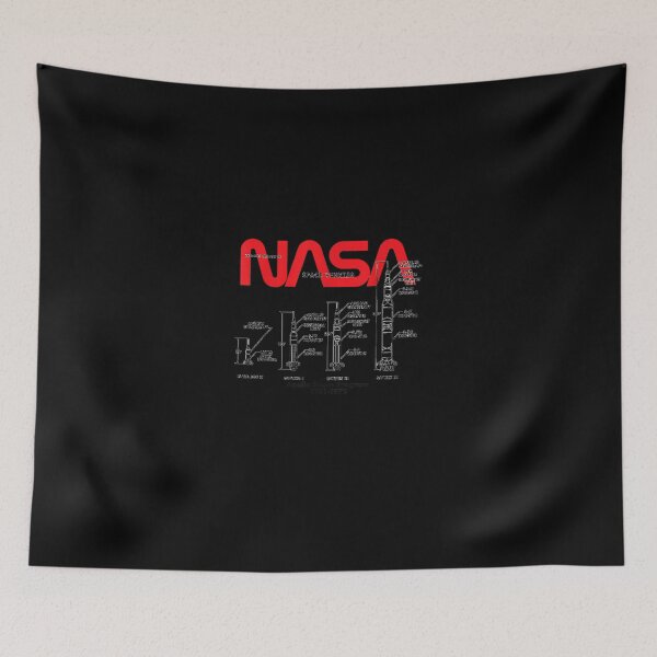 Item preview, Saturn 5 Rocket Evolution Schematic T-Shirt designed and sold by BuddeQuartz.