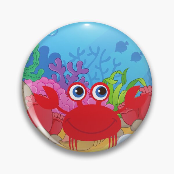 Item preview, crab enjoying aquatic life designed and sold by huape.