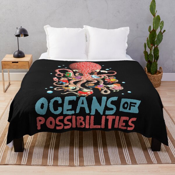 Item preview, national reading day Oceans Of Possibilities Summer Reading 2022 Tshirt Octopus designed and sold by Nena12312.