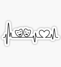 Theatre In Heartbeat Sticker
