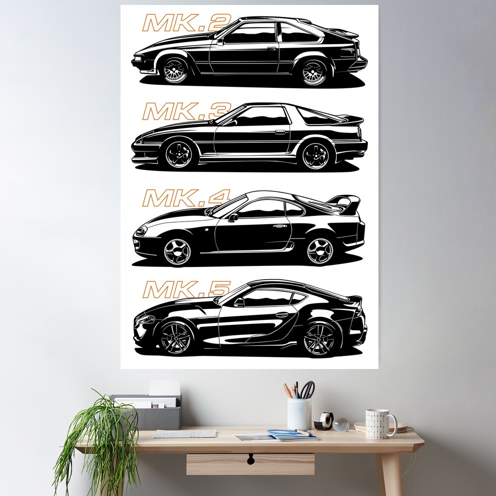 Supra History MK Legend Turbo Drift Racing Car Automotive