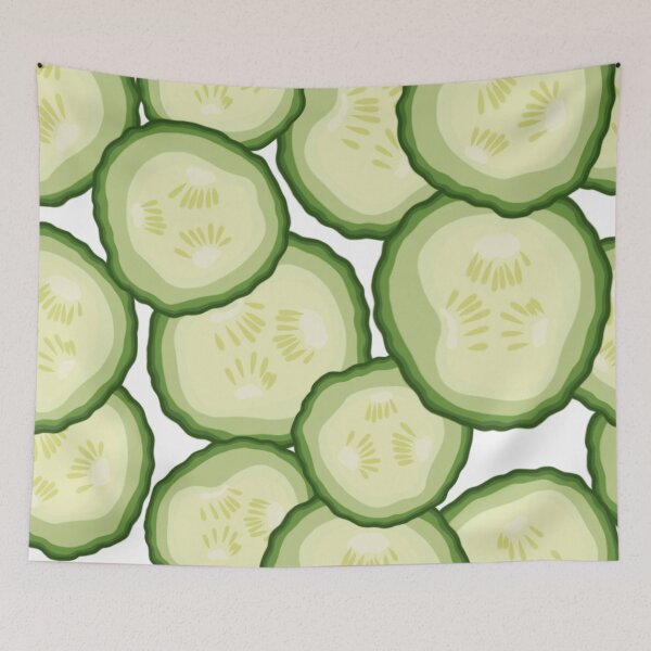 Item preview, Cucumbers Print designed and sold by DreamFruit11.