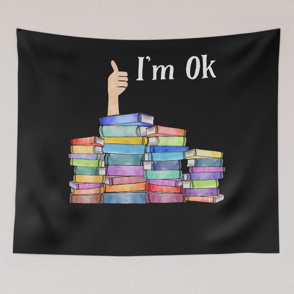 Item preview, national reading day Reading Book Lovers I'm Ok National Book Lovers Day designed and sold by Nena12312.