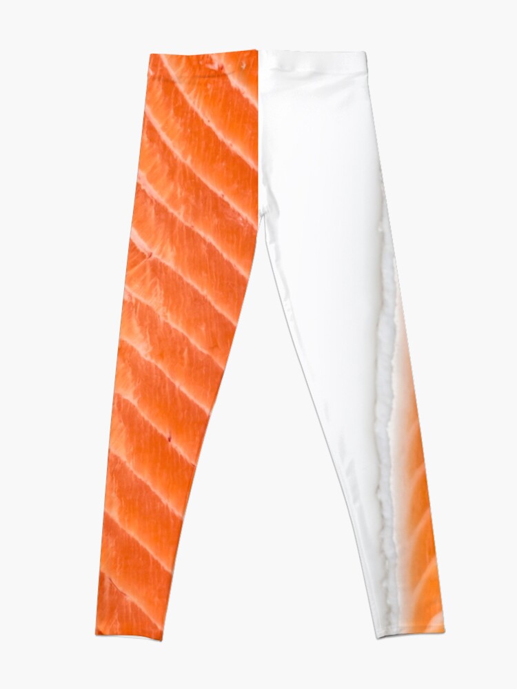Alternate view of raw salmon fillet Leggings