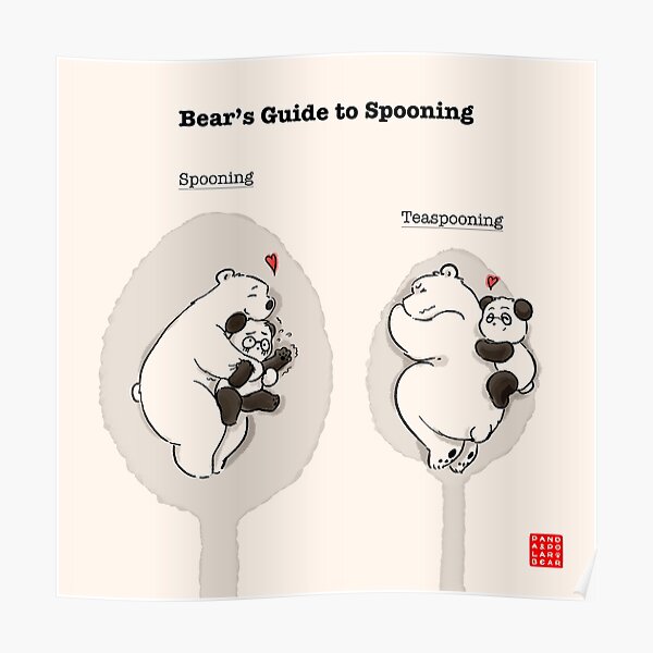 Bear's Guide to Spooning Poster