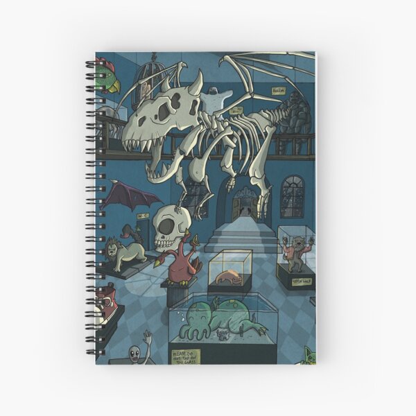 Monster Museum Spiral Notebook