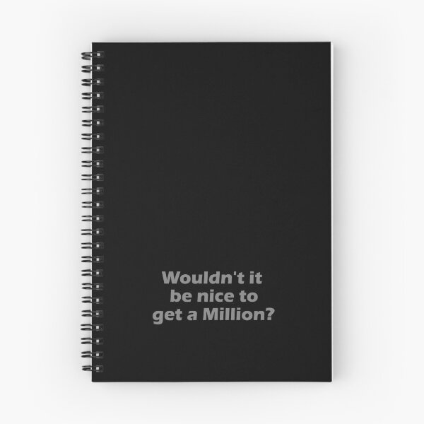 Artikelvorschau, Gesetz der Anziehung – Wäre es nicht schön, eine Million zu bekommen? (graue Schrift) entworfen und verkauft von millie-vanilli.