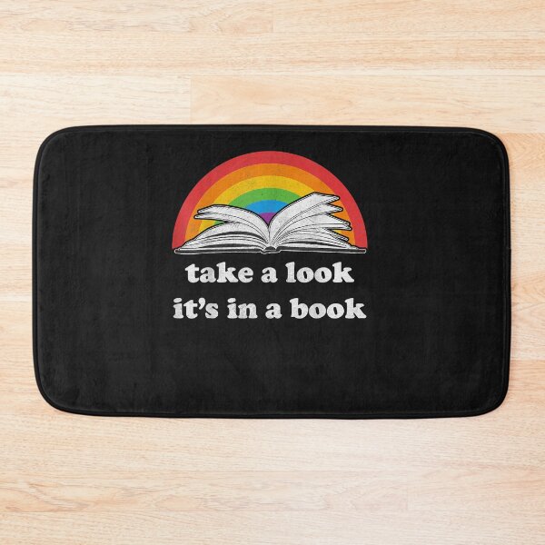 Item preview, national reading day take a look it's in a book reading vintage retro rainbow designed and sold by Nena12312.