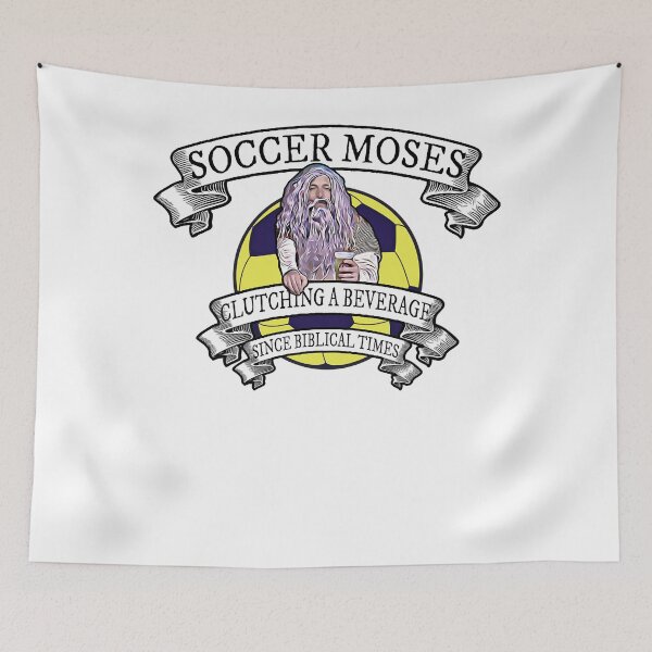 Item preview, Soccer Moses Clutching A Beverage  designed and sold by aleiyaalu.