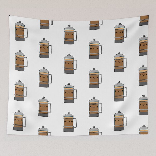 Item preview, Kawaii Coffee French Press designed and sold by kawaiilife.