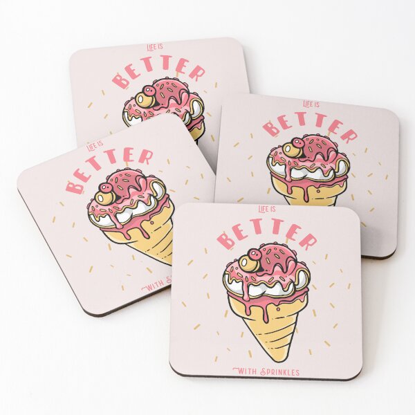 Item preview, La vida es mejor con chispas - Cute Ice Cream designed and sold by sechovicz.