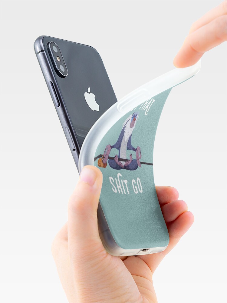 Alternate view of Let that shit go iPhone Case & Cover