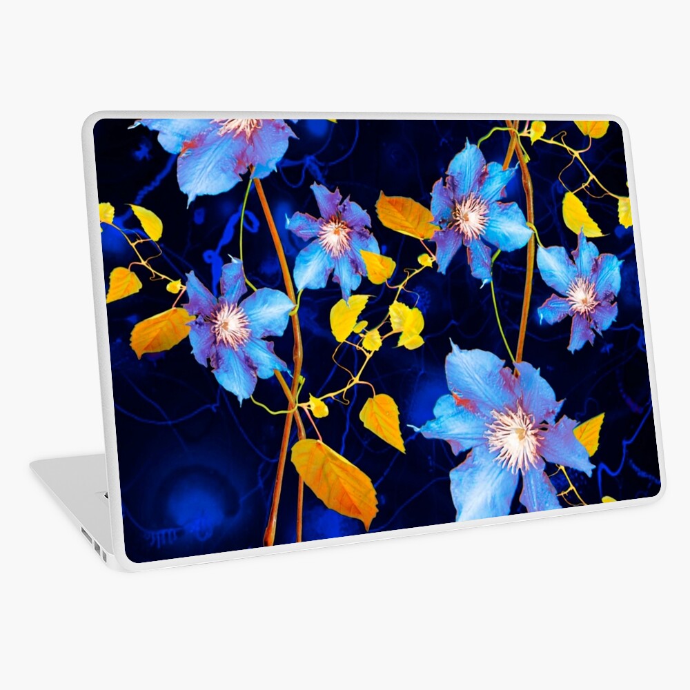 clématites/clematis Laptop Skin