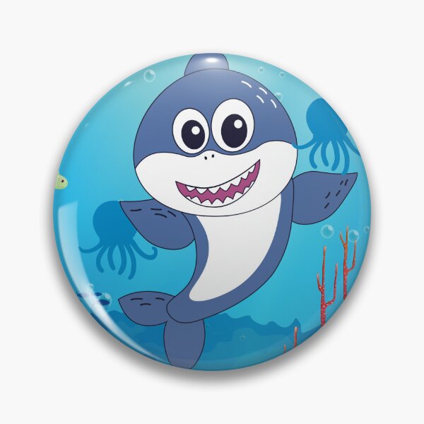 Item preview, happy shark in reef designed and sold by huape.