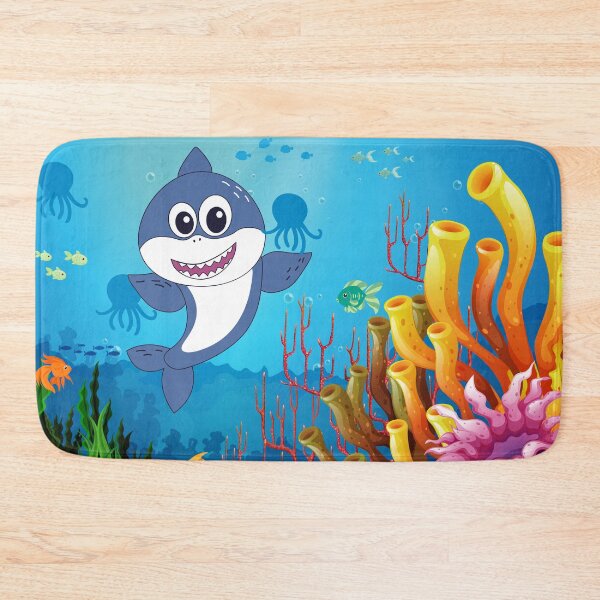 Item preview, happy shark in reef designed and sold by huape.