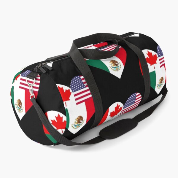 Aperçu de l'œuvre Canada États-Unis Mexique coeur d'amour créée et vendue par Rustic Valley Studio.