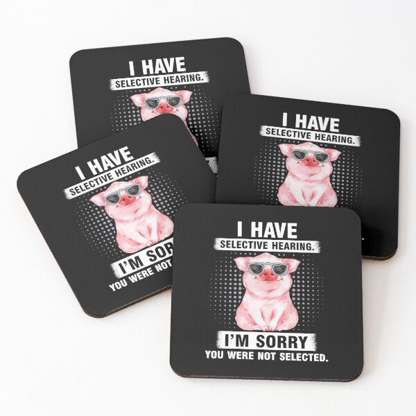 Item preview, Pig I Have Selective Hearing - STAR, Pigs Lover designed and sold by HolliuxGift.