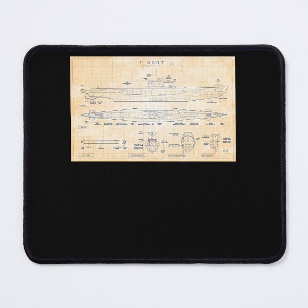 Item preview, Das Boot UBoot Type VIIC U96 Old Blue Grid  designed and sold by boreykgasho.
