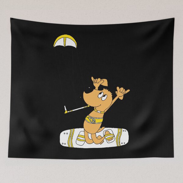 Artikelvorschau, HUND - HUND - KITE - KITESURFER - KITESURFEN - KITEBOARDING - KITESURFING T-Shirt entworfen und verkauft von EvanCofer.