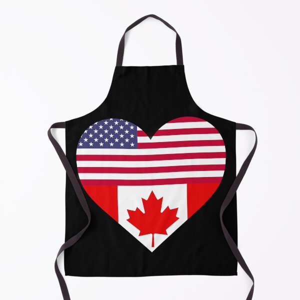 Item preview, Canada USA Flag designed and sold by Rustic Valley Studio.