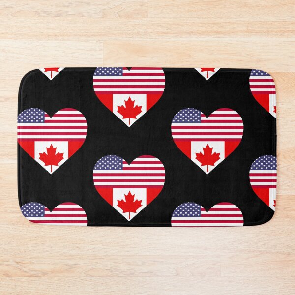 Item preview, Canada USA Flag designed and sold by Rustic Valley Studio.