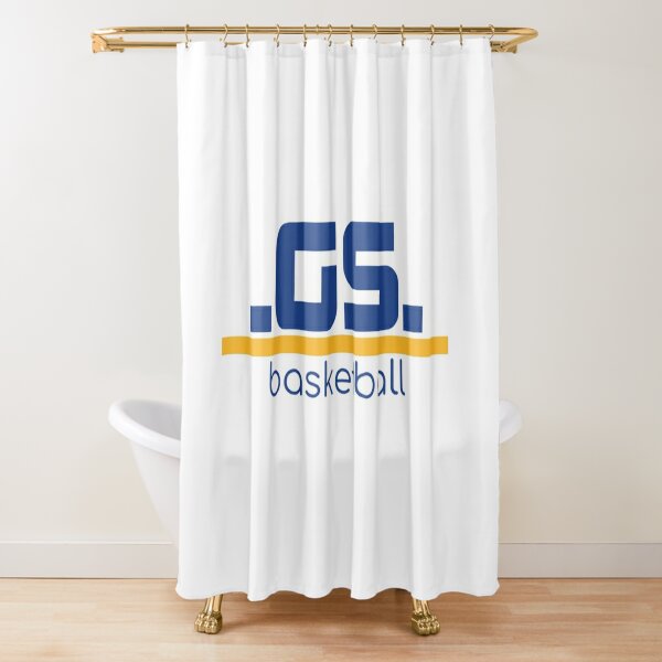 SPORTS COVERAGE SIDELINES SHOWER CURTAIN WARRIORS 