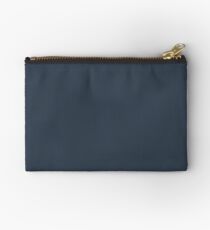 Bolso de mano Naval azul marino de color sólido