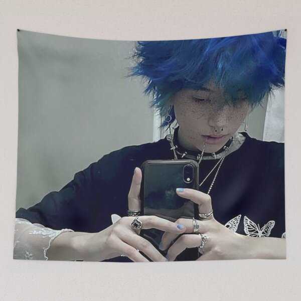 Item preview, Blue hair emo designed and sold by emoartwork.