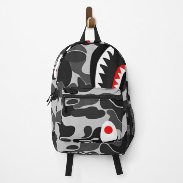 BLack Bape Camo Shark Backpack  Backpack for Sale by teaseglide