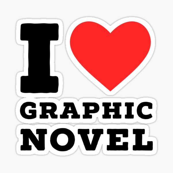 I love graphic novel Sticker
