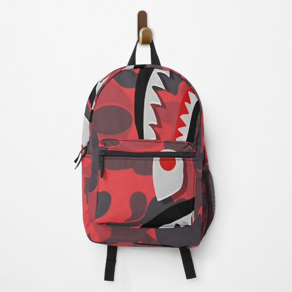 Bape Red Backpack for Sale by Uwear Shop