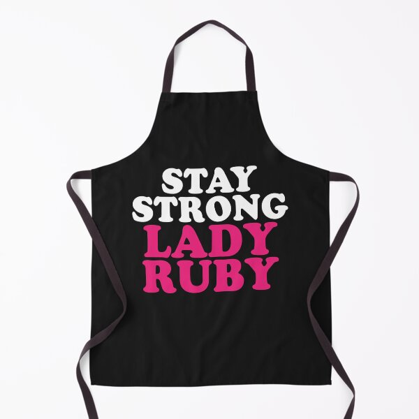 Item preview, Lady ruby Stay Strong Tshirt designed and sold by Scotmurphy.
