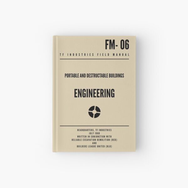 Vista previa del artículo con la obra «Manual de campo de TF2 - Ingeniero», diseñado y vendido por FenixChief.
